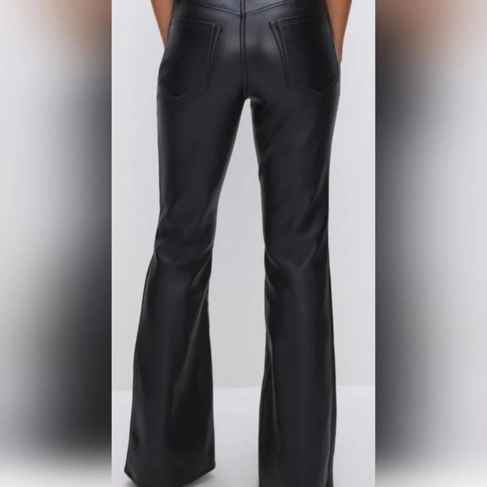 Good American Nevy Blue Flared Women's Pants - Picture 2 of 12